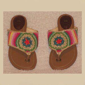 The Sak crochet sandals size 6 1/2
